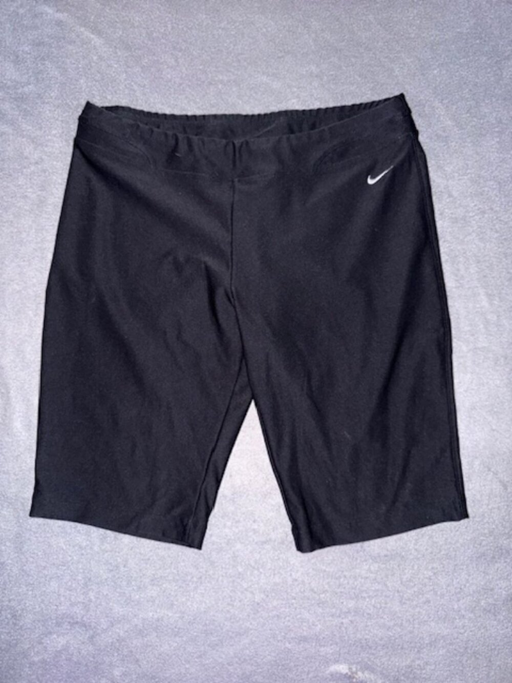Nike Women’s Athletic Bike Shorts Large Black Dri-FIT Training Running Gym